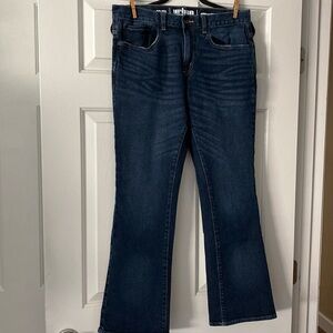 Urban Pipeline Jeans Mens 32x30  Dark Blue Bootcut Denim - 99% cotton/1% spandex